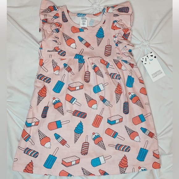 Harper Canyon Other - 🍦🍦Harper Canyon summer ice cream dress 12M & 18M NWT🍦🍦